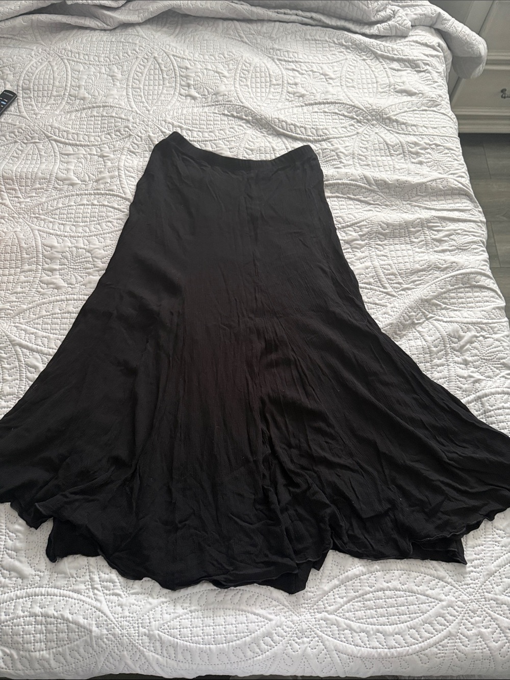 Karen Kane Black A-Line Maxi Skirt